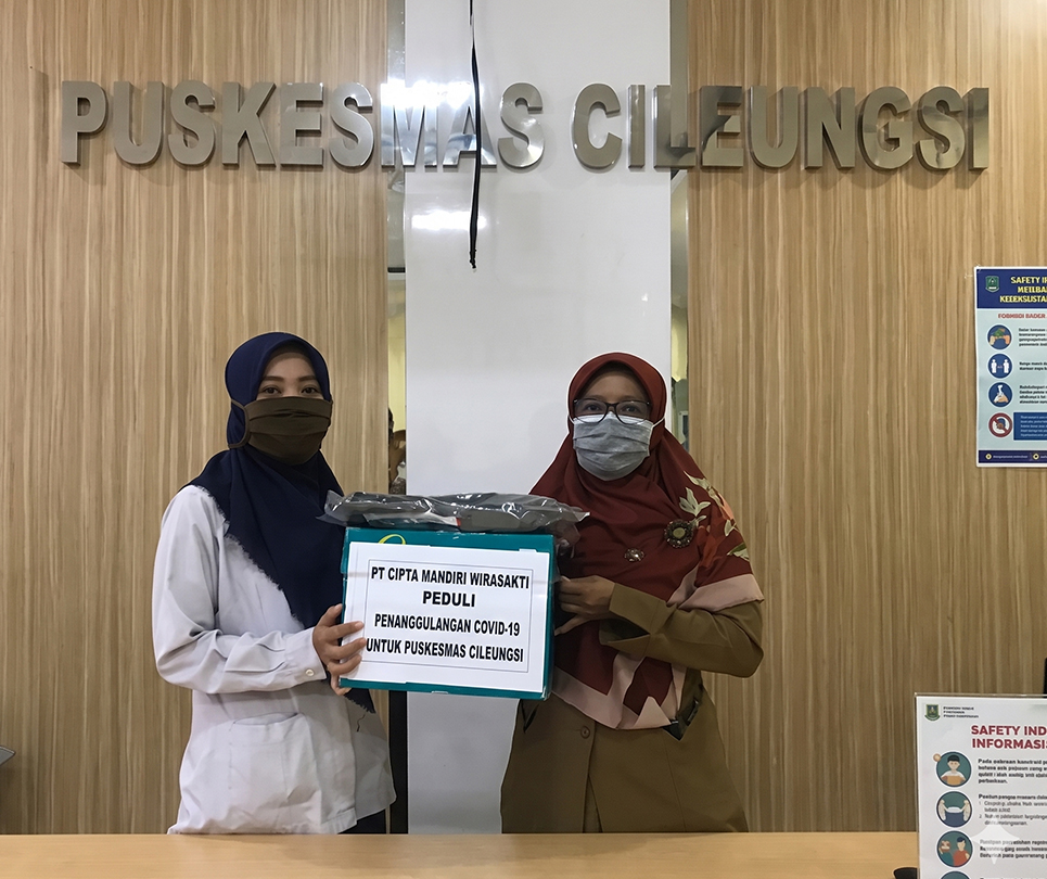 Donation of Hazmat Clothes for Puskesmas Cileungsi